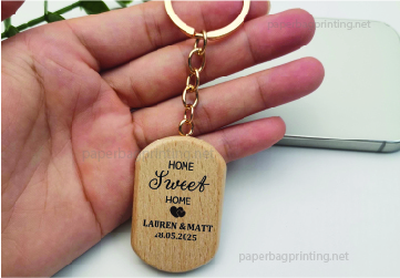 custom Bamboo Keychain in dubai