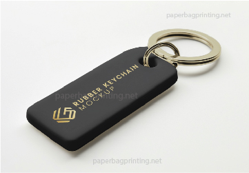 Rubber Keychain with printing suppliers in dubai