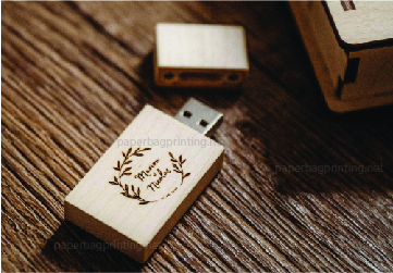 Wooden USB with Print